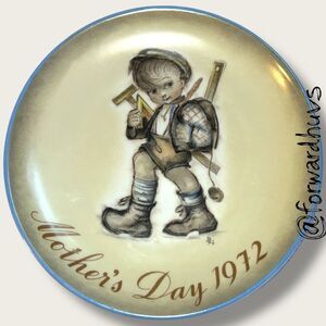 1972 Schmid “Mother’s Day” Plate – Berta Hummel – Limited Edition – No Box